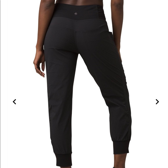 Prana Black Summit Joggers Medium - Picture 2 of 10